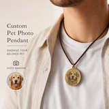 Custom Pet Bronze Medallion Necklace