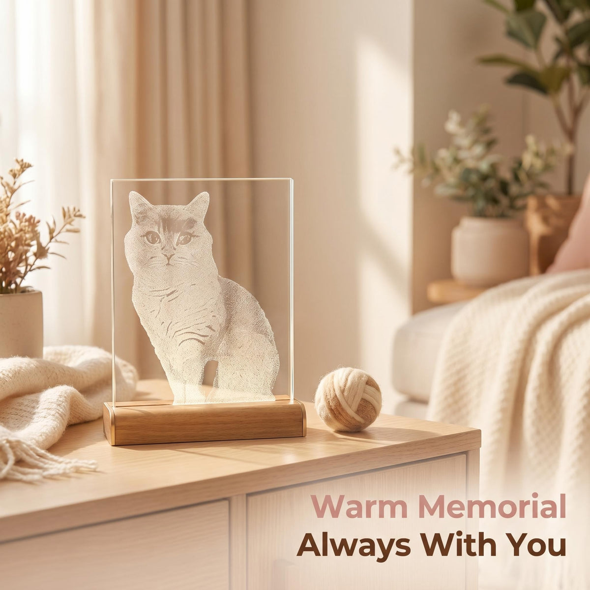 Intangible Heritage Hammered Glass Pet Painting