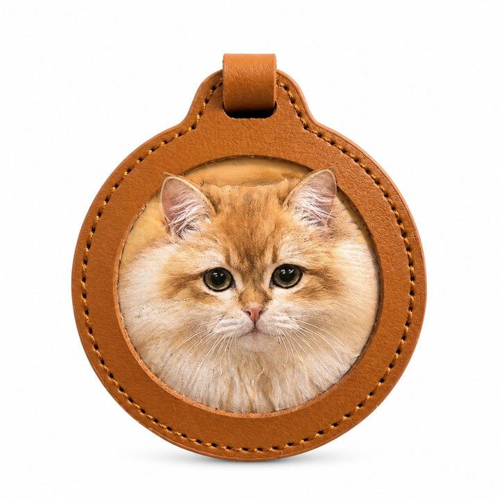 Leather Hand-Carved Pet Keepsake Charm