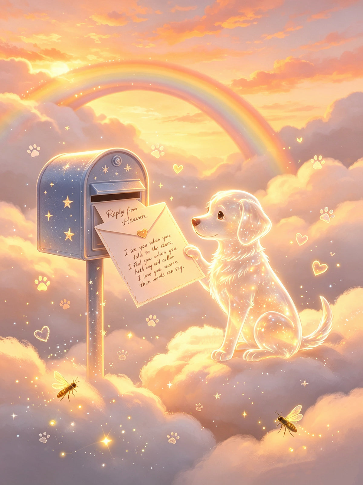 Pet Rainbow‑Bridge Spiritual Farewell Service | Custom Pet Tribute Video, After‑Life Blessing for Cats & Dogs