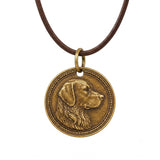 Custom Pet Bronze Medallion Necklace
